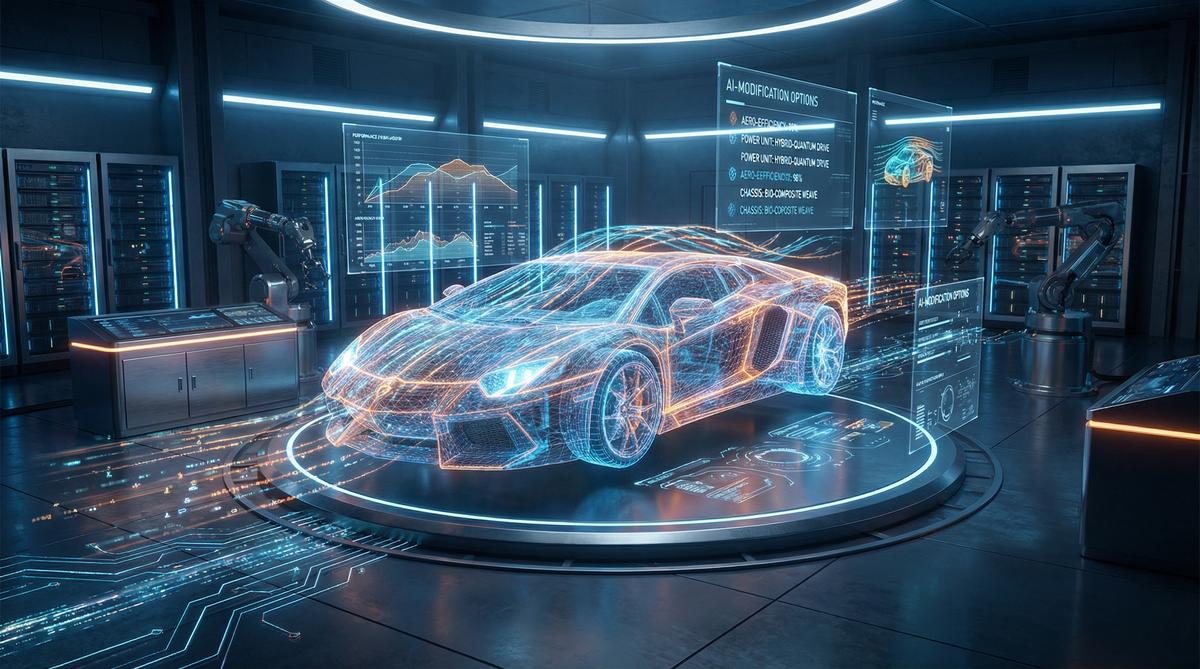 搜同网AI汽车改装视频技术展示